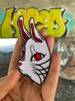 Rabbit Mask Iron On Patch