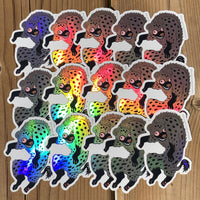 Hyena Holographic Sticker