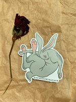 The Hare Vinyl Sticker