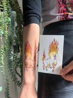 Fire Horse-Temporary Tattoo