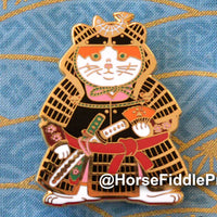 Shogun Cat Enamel Pin